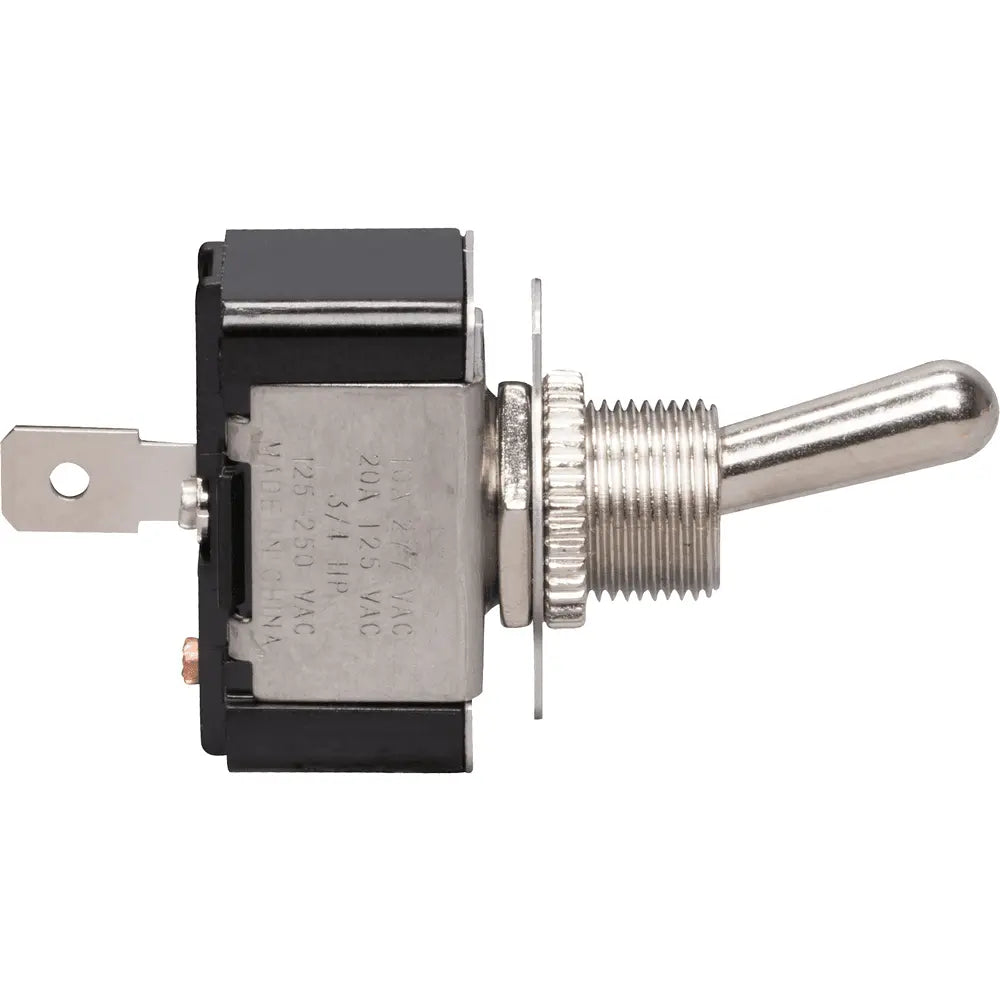 NSI NSI 78120TQ Toggle Switch Maintained On-Off SPST Bat Handle Quickconnect