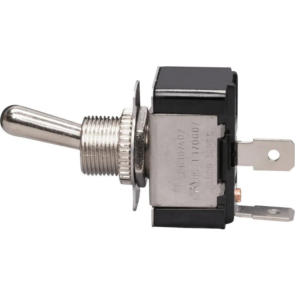 NSI NSI 78120TQ Toggle Switch Maintained On-Off SPST Bat Handle Quickconnect