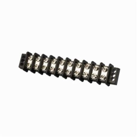 NSI NSI TB3096-10 Double Row Terminal Block Strip 600 VAC 30 A 22 to 14 AWG Wire
