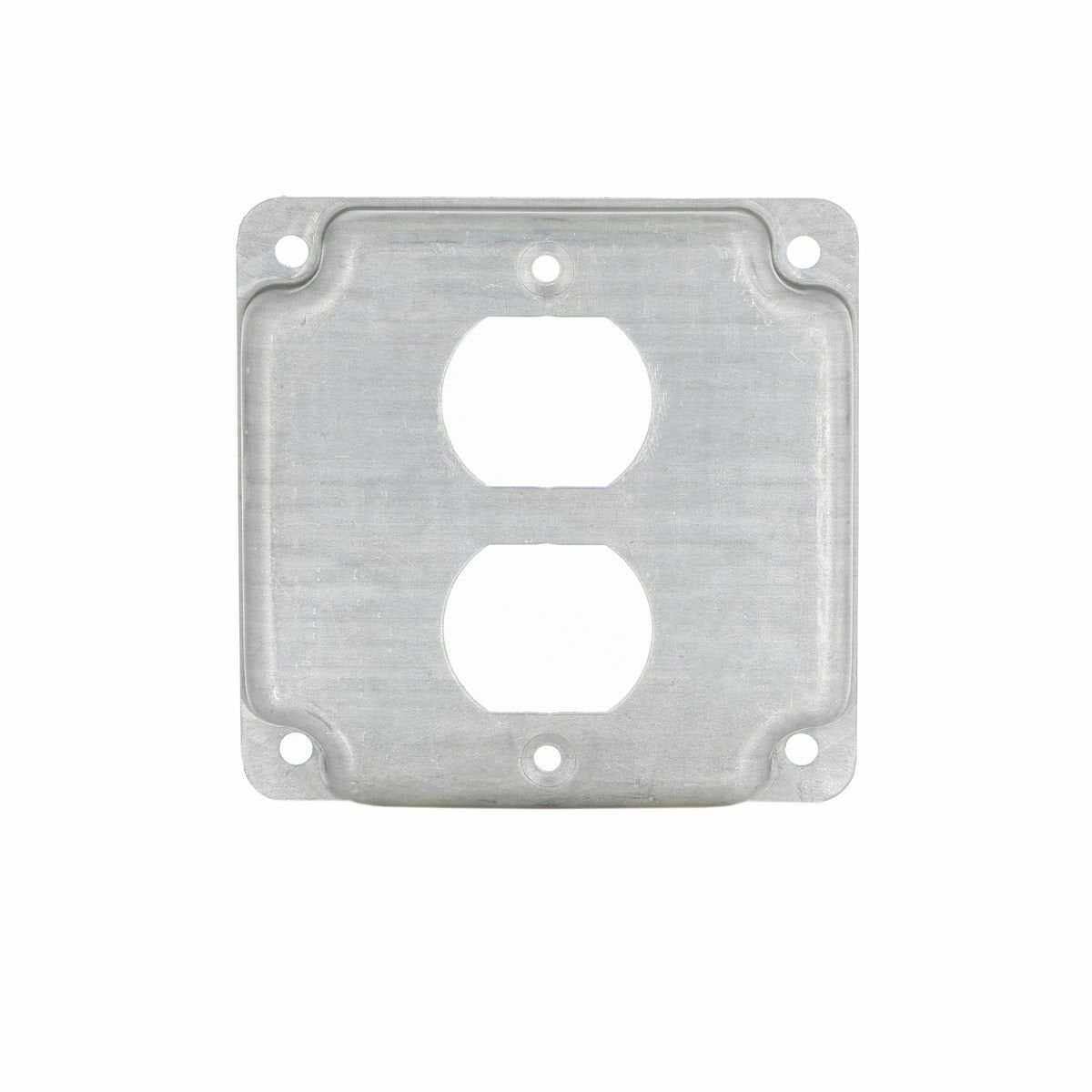 RACO RACO 902C 4 In. Square Exposed Work Covers - Raised 1/2 In., 1 Duplex Receptacle