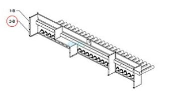 RAYPAK Raypak 009606F Burner Mounting Assembly