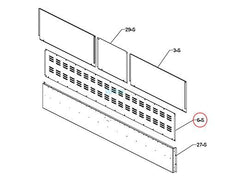 RAYPAK Raypak 009657F Lower Rear Jacket Panel