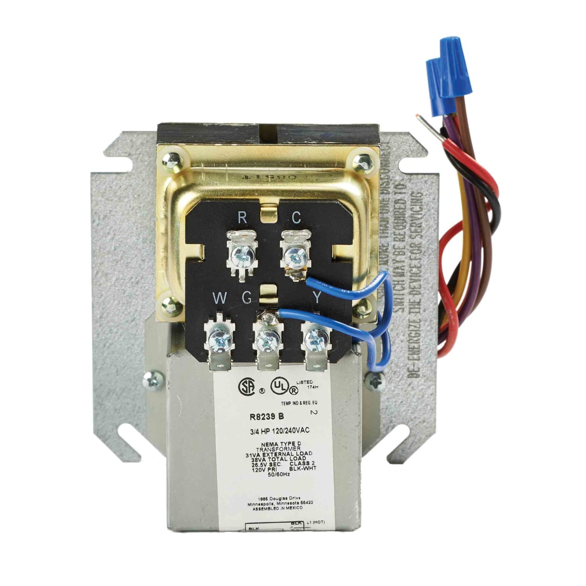 RESIDEO Resideo R8239A1052/U Relay 40VA Fan Center with SPDT Switching Action