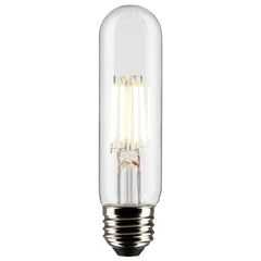 SATCO-NUVO Satco S21345 5.5 Watt T10 LED Lamp - Clear - Medium Base - 90 CRI - 3000K - 120 Volts