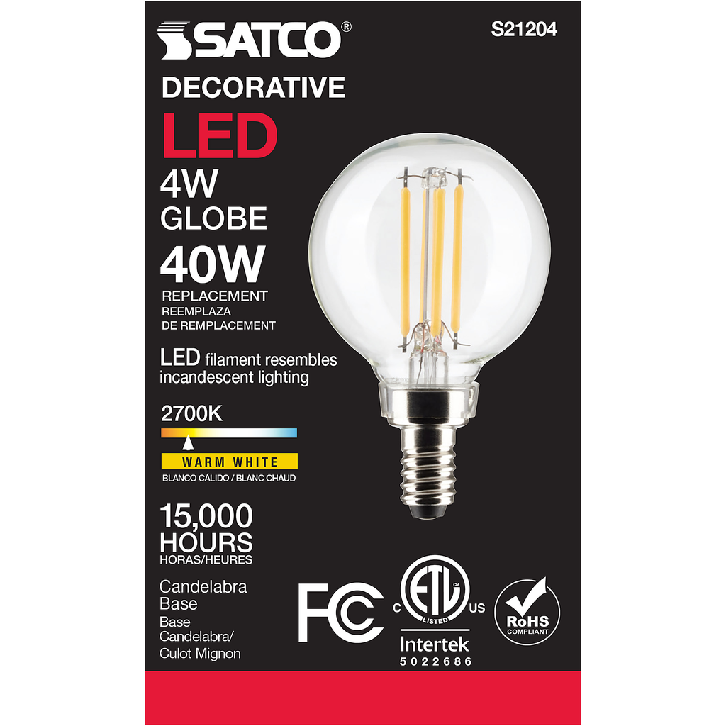 SATCO-NUVO Satco S21204 SATCO S21204 4G16.5/LED/CL/927/120V Replacement MPN