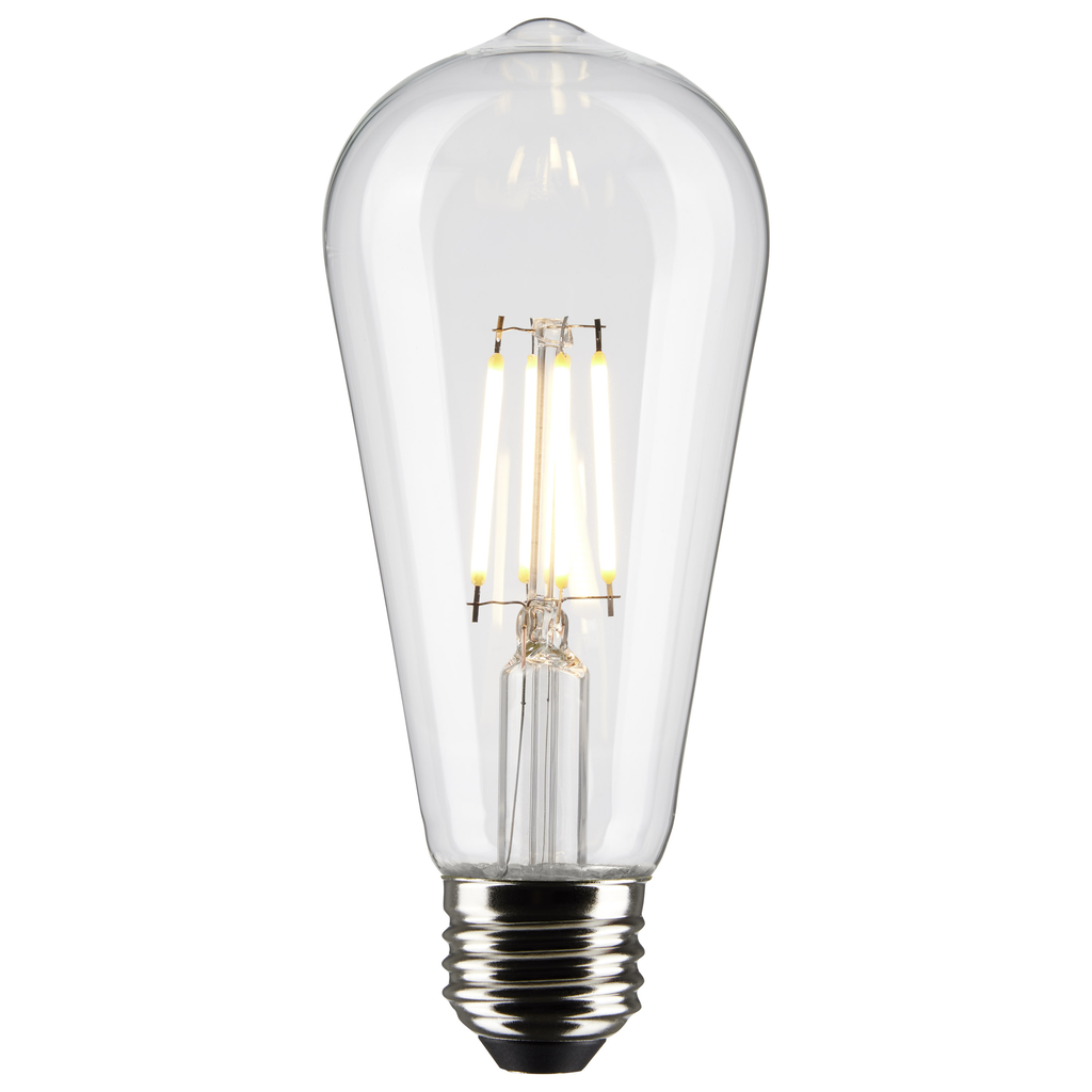 SATCO-NUVO Satco S21361 5 Watt ST19 LED Clear Medium Base 90 CRI 3000K 120 Volt