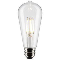 SATCO-NUVO Satco S21361 5 Watt ST19 LED Clear Medium Base 90 CRI 3000K 120 Volt