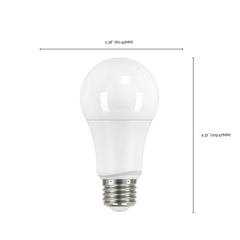SATCO-NUVO Satco S29558 9.5 Watt A19 LED Frosted 4000K 4-Pack