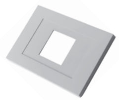 SIEMENS Siemens 192-507 Electrical Box Adapter Base Kit Beige 5 Pack