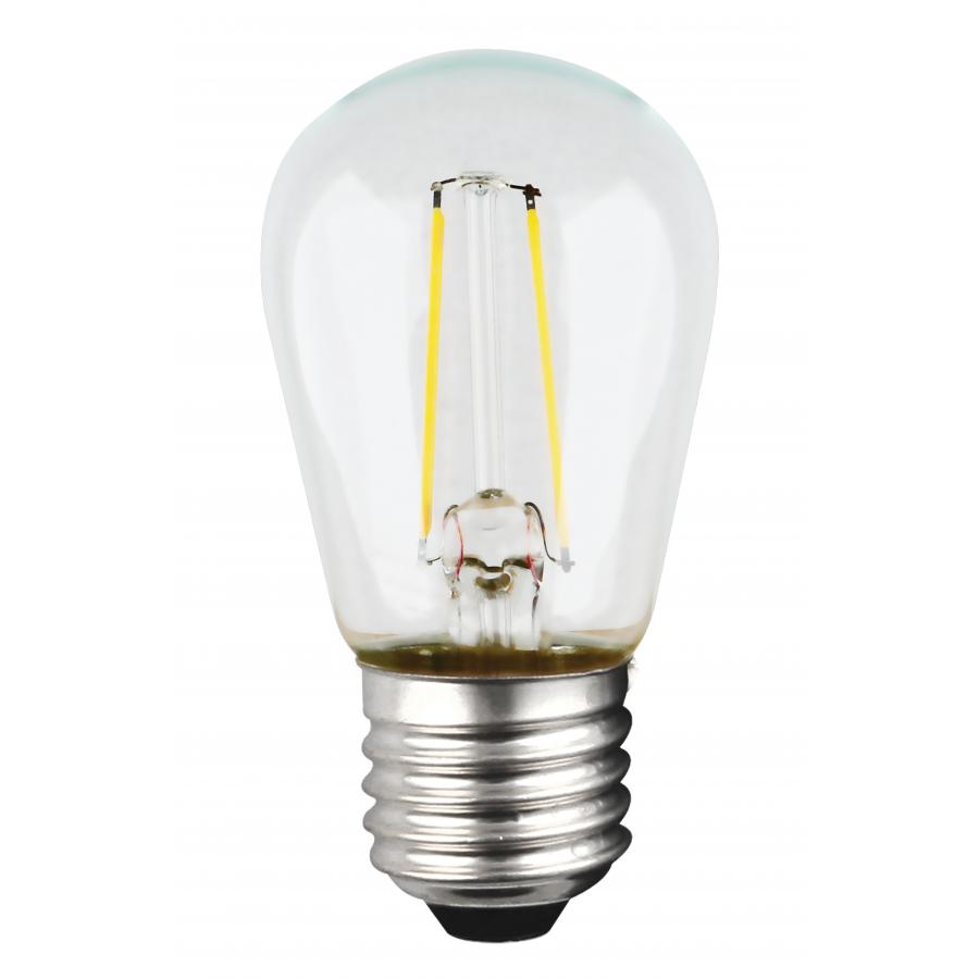 SATCO-NUVO Satco S9807 1 Watt LED S14 Clear Medium Base 2700K 120 Volt