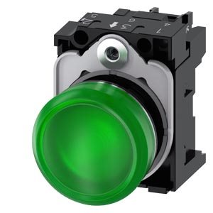 SIEMENS Siemens 3SU1152-6AA40-1AA0 Indicator Light 24V AC/DC 22mm