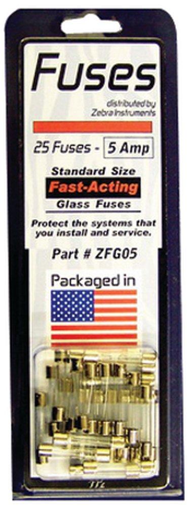 ZEBRA INSTRUMENTS Zebra Instruments ZFG05 5A Glass Fuse
