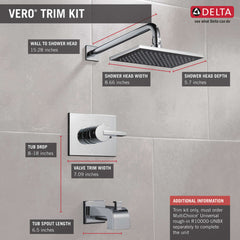 DELTA FAUCET Delta T14453 Monitor 14 Series Tub & Shower Trim