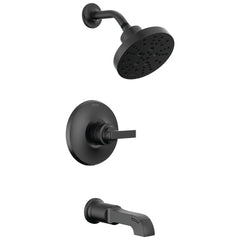 DELTA FAUCET Delta T14489-BL Tetra Monitor 14 Series Tub & Shower Trim in Matte Black