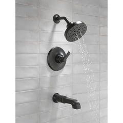 DELTA FAUCET Delta T14489-BL Tetra Monitor 14 Series Tub & Shower Trim in Matte Black