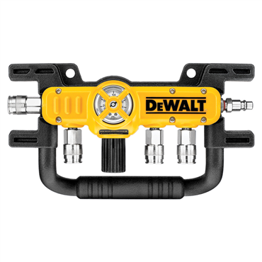 DEWALT DeWalt D55040 Quadraport Air Line Splitter With Regulator And 1/4 Couplers