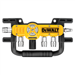 DEWALT DeWalt D55040 Quadraport Air Line Splitter With Regulator And 1/4 Couplers