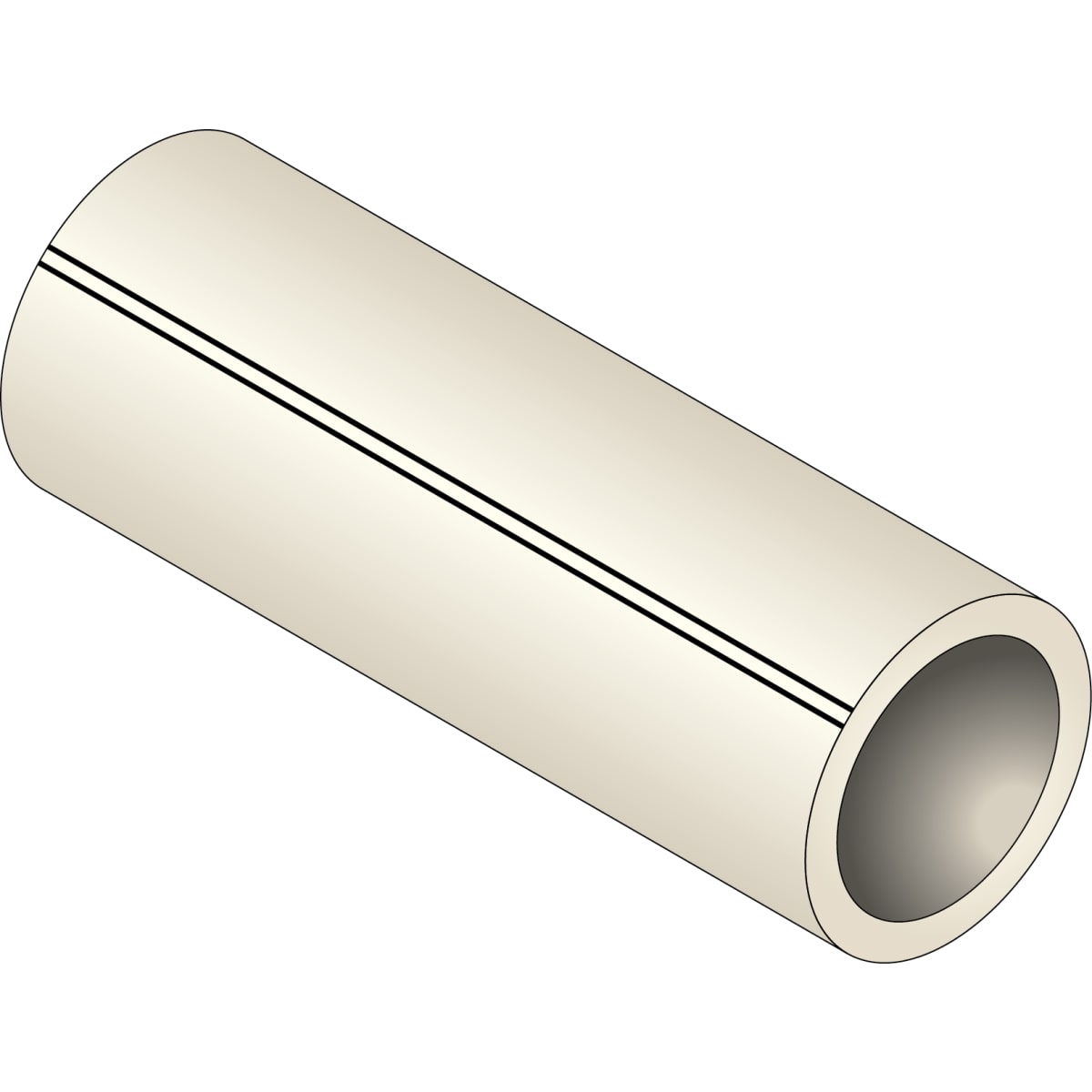 HEATLINK HeatLink 20254 HeatLink 2 x 20' Black Print on White PureLink Plus UV Stabilized PEX-a Tubing