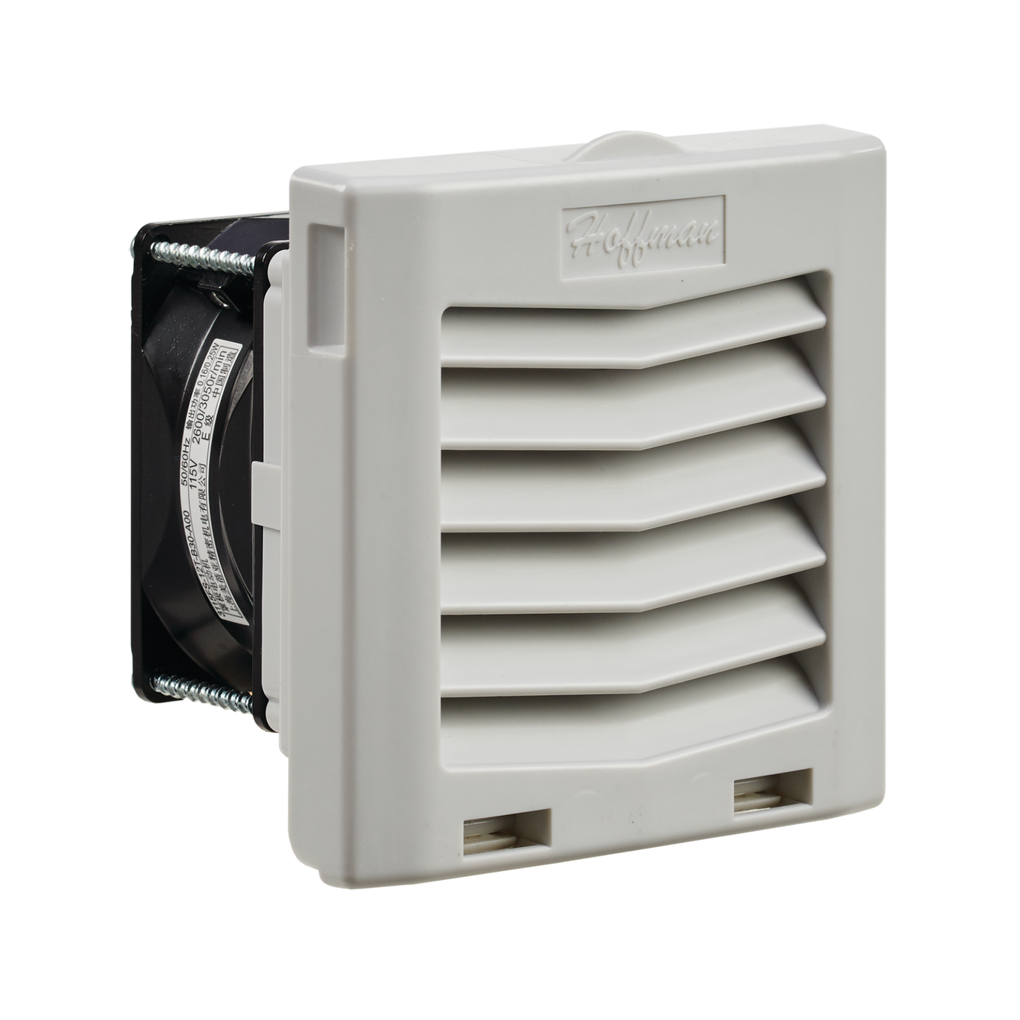 NVENT HOFFMAN HF0416414 HF Side-Mount Filter Fans Lt. Gray ABS