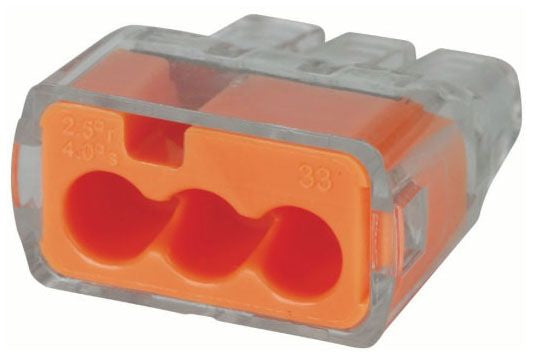 IDEAL Ideal 30-1033J Push-In Wire Connector 600V 0.780 IN Length 0.690 IN Width 0.380 IN Height