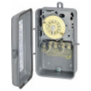 INTERMATIC Intermatic T102R 24-Hour Mechanical Time Switch 208/277VAC 60Hz SPST 1 Hour Interval