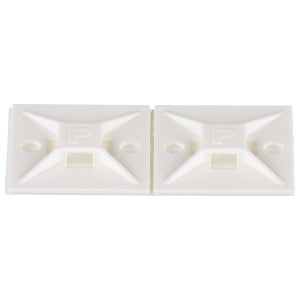 PANDUIT Panduit ABM112-A-D Cable Tie Mount 4-Way Rubber Adhesive Tape Mount 0.19 in W Tie