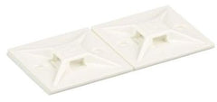 PANDUIT Panduit ABM112-A-D Cable Tie Mount 4-Way Rubber Adhesive Tape Mount 0.19 in W Tie