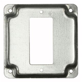 RACO RACO 808C Square Exposed Work Cover 4.19 in L x 4.19 in W x 1/2 in D