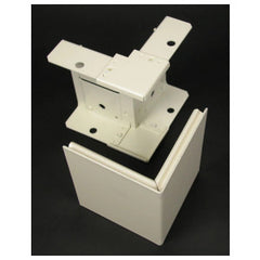 LEGRAND Wiremold G4018 4-1/8 Gray Steel Multiple Channel Raceway External Elbow