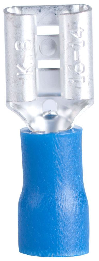 GARDNER BENDER Gardner Bender 20-143F Female Disconnect 16-14 AWG Blue - 20 Pack