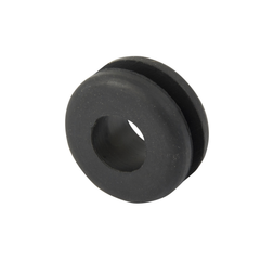 GARDNER BENDER Gardner Bender GHG-1525 1/4 In. Flexible Black Vinyl Wire Insulation or Cording Grommet (6-Pack)
