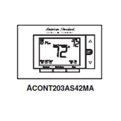 AMERICAN STANDARD ACONT203AS42MA PROGRAMMABLE THERMOSTATS