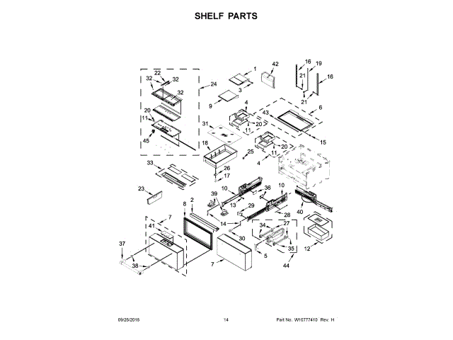 WHIRLPOOL W11038526 AIR CLEANER REPLACEMENT PARTS
