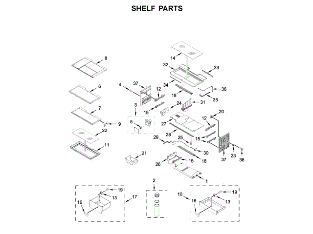 WHIRLPOOL W11084829 INSULATION