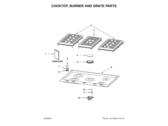 WHIRLPOOL W11043522 STOVES AND OVENS