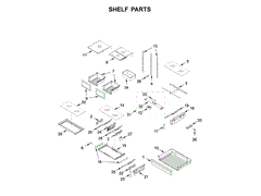 WHIRLPOOL W11092486 WALL BRACKETS & PARTS