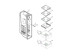 WHIRLPOOL W11037221 WALL BRACKETS & PARTS