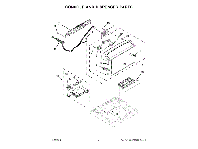 WHIRLPOOL W11125152 CONTROL & CIRCUIT BOARDS