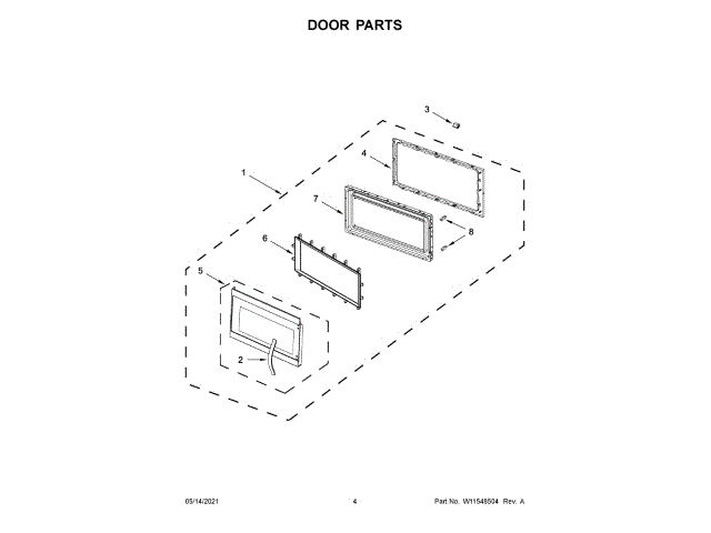 WHIRLPOOL W11117585 WALL BRACKETS & PARTS