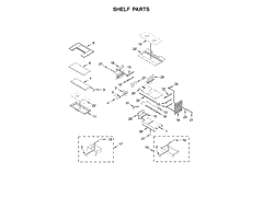 WHIRLPOOL W11099775 WALL BRACKETS & PARTS
