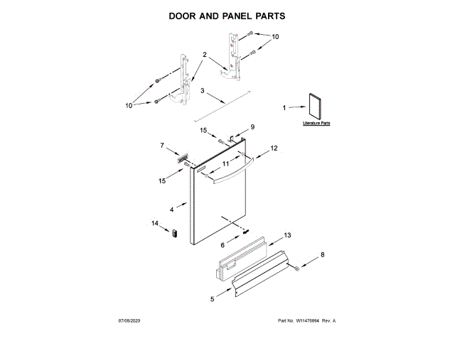 WHIRLPOOL W11116420 CONTROL & CIRCUIT BOARDS