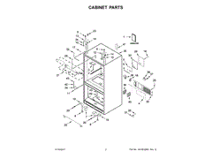 WHIRLPOOL W11167119 HINGES, LATCHES, MOUNTING BRACKETS, CLIPS