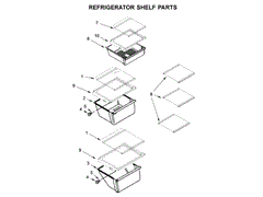 WHIRLPOOL W11174619 AIR CLEANER REPLACEMENT PARTS