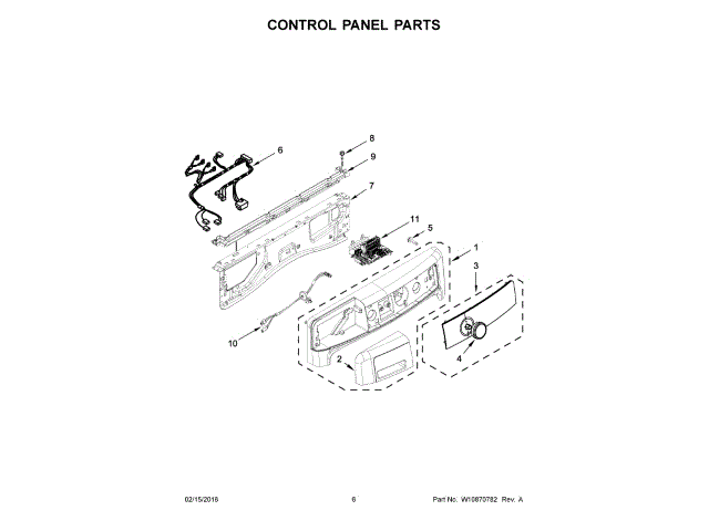 WHIRLPOOL W11201274 CONTROL BOARDS