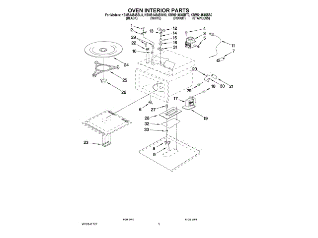 WHIRLPOOL W11223840 MOTOR PARTS