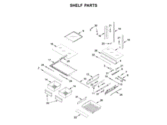 WHIRLPOOL W11222066 DUCT END CAPS