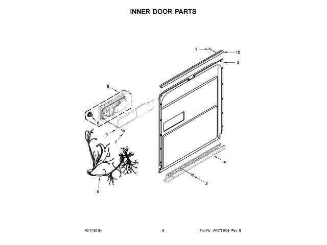 WHIRLPOOL W11213719 AIR CLEANER REPLACEMENT PARTS