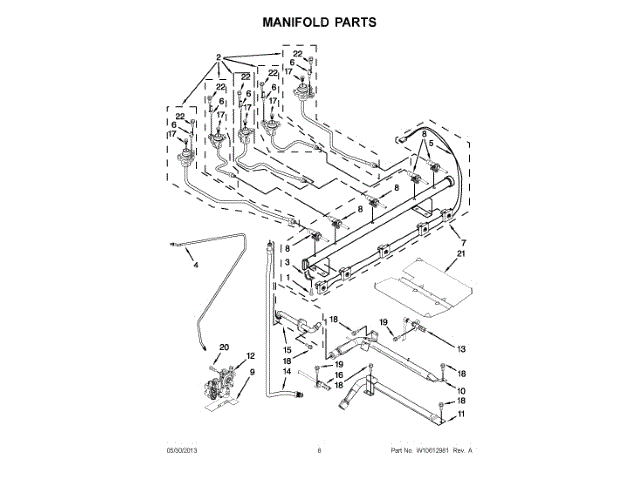 WHIRLPOOL W11234417 AIR CLEANER REPLACEMENT PARTS