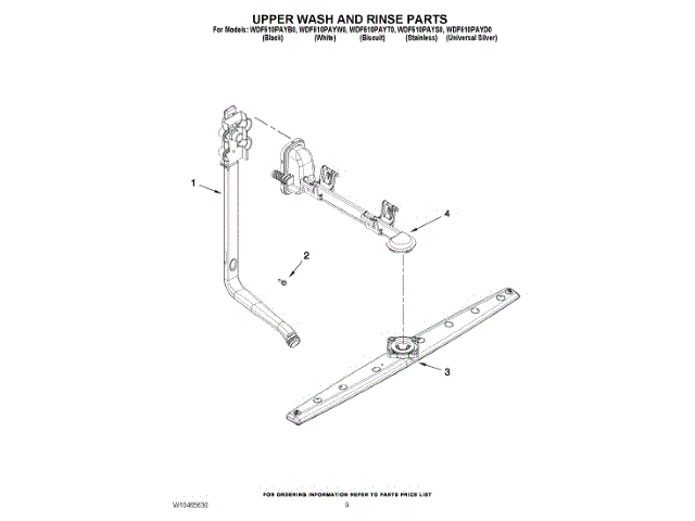 WHIRLPOOL W11244157 AIR CLEANER REPLACEMENT PARTS