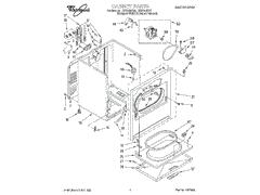 WHIRLPOOL W11252547 AIR CLEANER REPLACEMENT PARTS